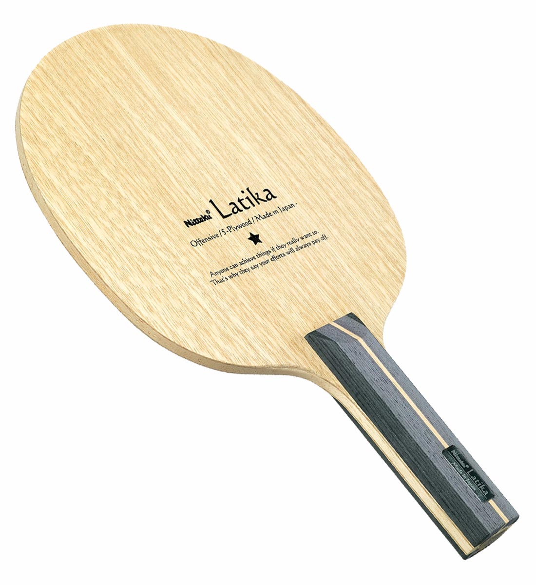 what woods make up the nittaku latika blade?