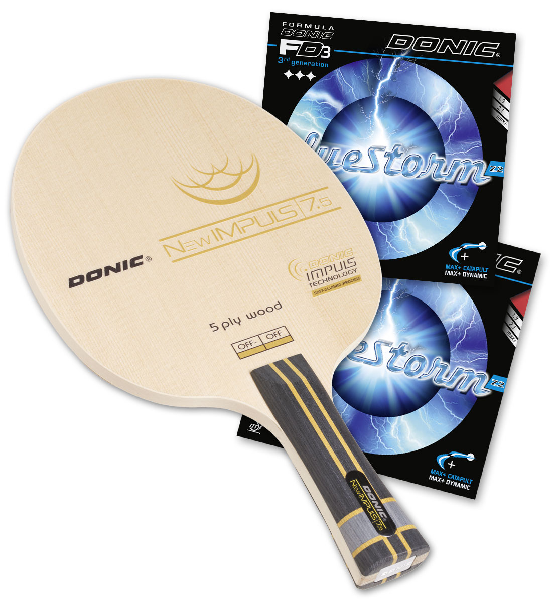 PRO SPECIAL: Donic New Impuls 7.5 with Bluestorm Z2 Questions & Answers