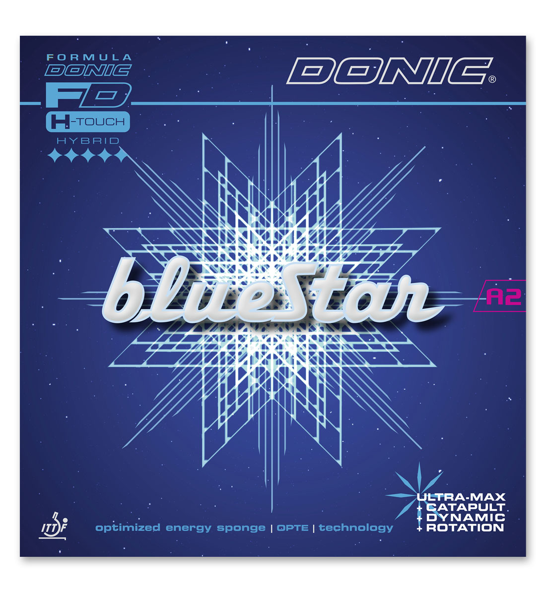 Donic BlueStar A2 50° sponge is considered hard or medium-hard?